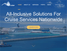 Tablet Screenshot of metrocruiseservices.com